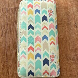 Bijorca Woman's Wallet multicolor Arrows Zip CUTE